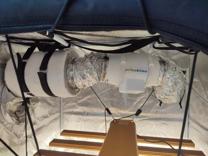 Growbox Belüftung mit dem Abluft Komplettset von grow-shop24.de